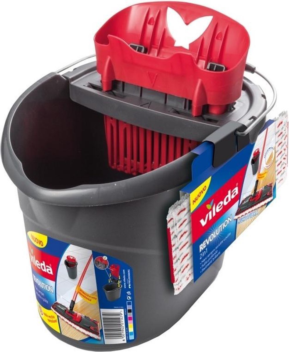 Set lavapavimenti Vileda Revolution con secchio 2 in 1