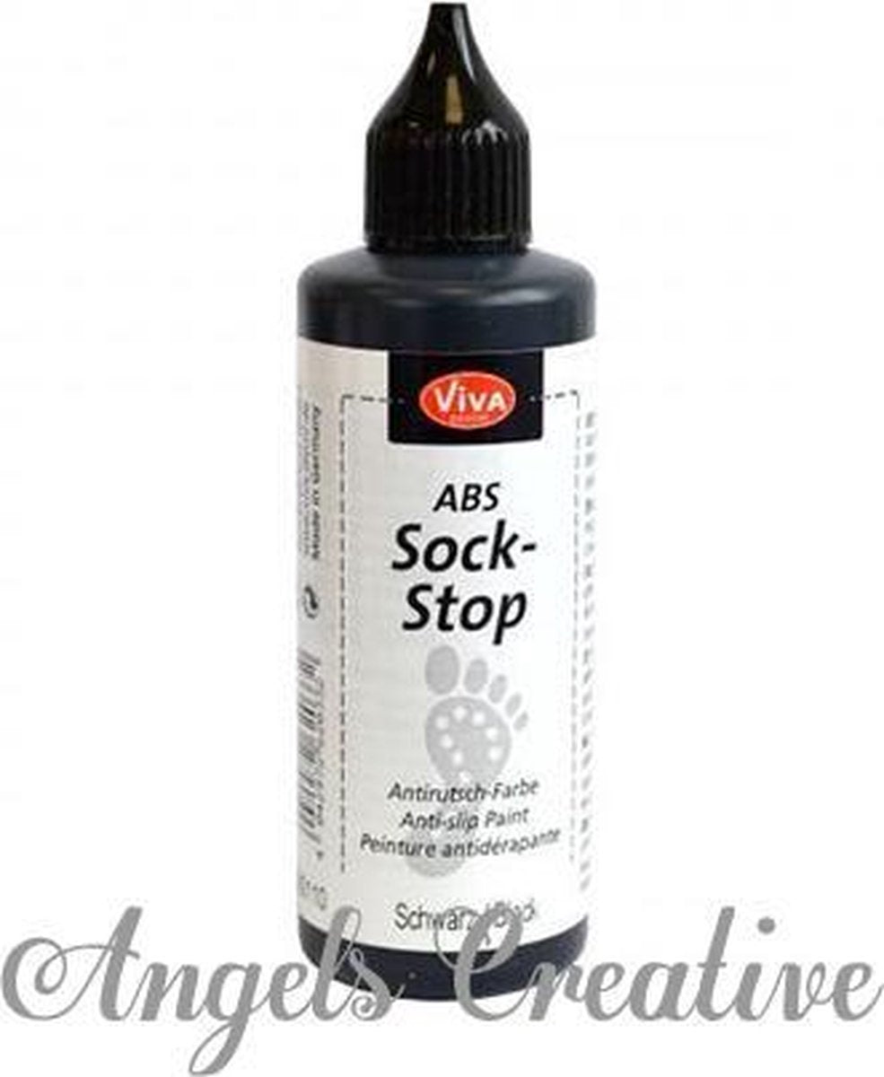 Calzino in abs Viva decor stop nero