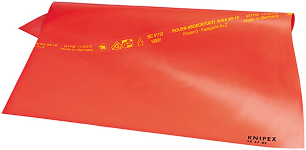 Telo copri Knipex in gomma 500x500x1 mm - 98 67 05 - 986705