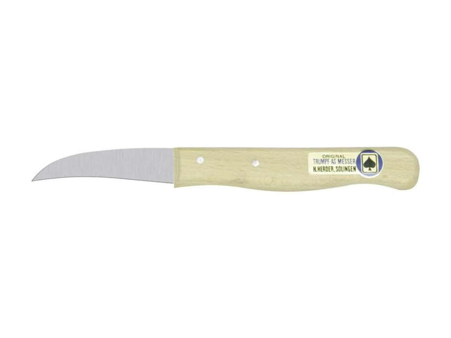 Herder h.h cuchillo pelador curvo acero inoxidable 10uds