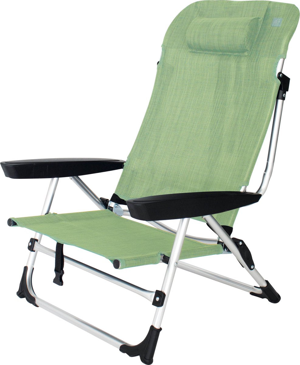 Eurotrail marbella - silla de playa con posición reclinable - lima