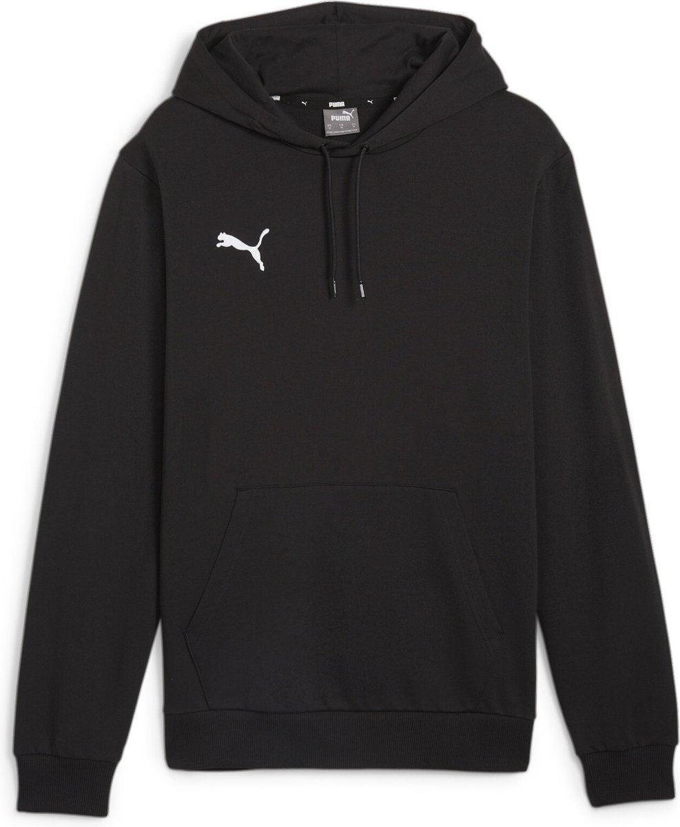 Felpa sportiva da uomo con cappuccio Puma teamgoal casuals - nera-bianca