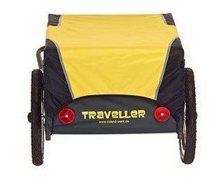 Roland Traveller Bicycle Trailer 130L 16 pollici unisex nero