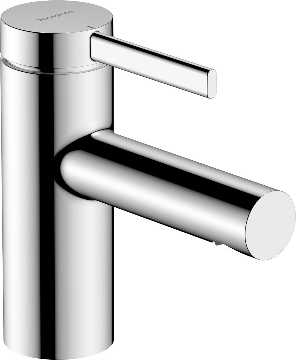 Grifo para inodoro Hansgrohe Zesis S 70 con mango recto para agua fría o temperatura preestablecida sin desagüe Cromo