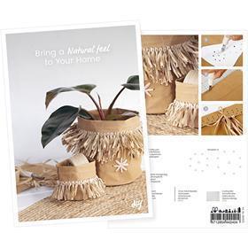 Cartolina aziendale Creativ, sii creativo con fibre 100% vegetali, a5, foglio 14,8x21 cm, 1 pezzo