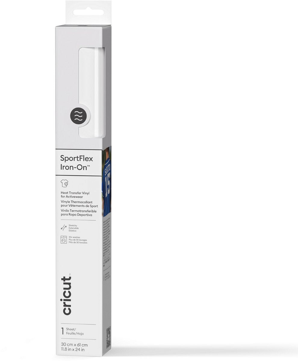 Cricut sportflex termoadhesivo 28x60cm – blanco