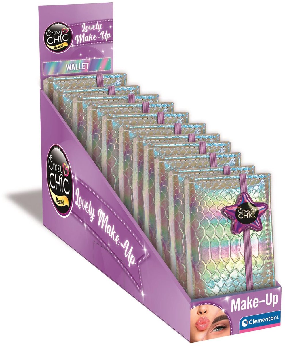 Clementoni Crazy Chic Wallet Star con trucco