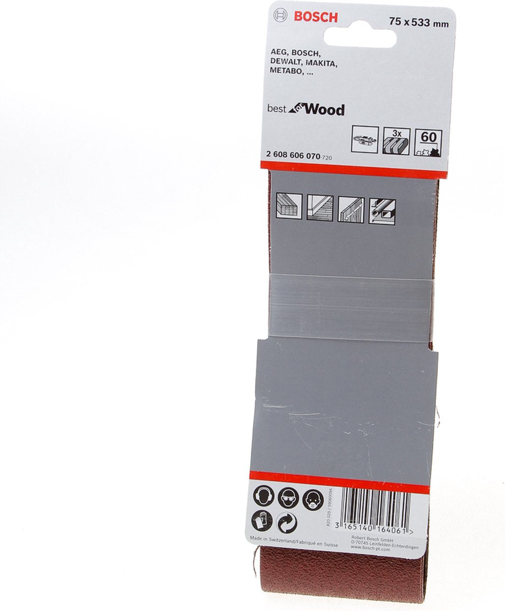 Bosch 3 neumáticos 75x533 mejor madera+pintura, 60