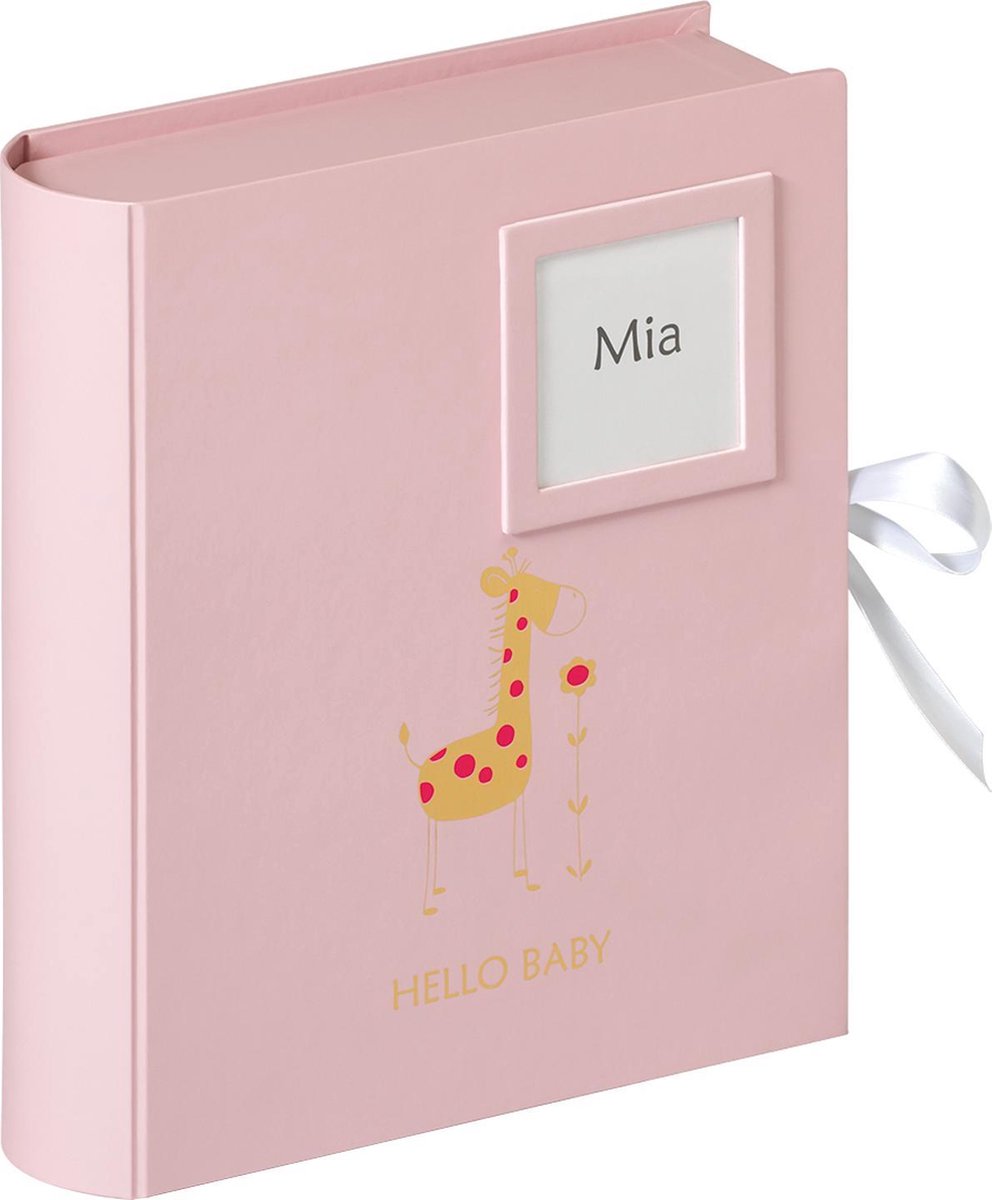 Walther design - baby animal - baby bewaardoos - 24,5 x 27 x 7 cm - roze