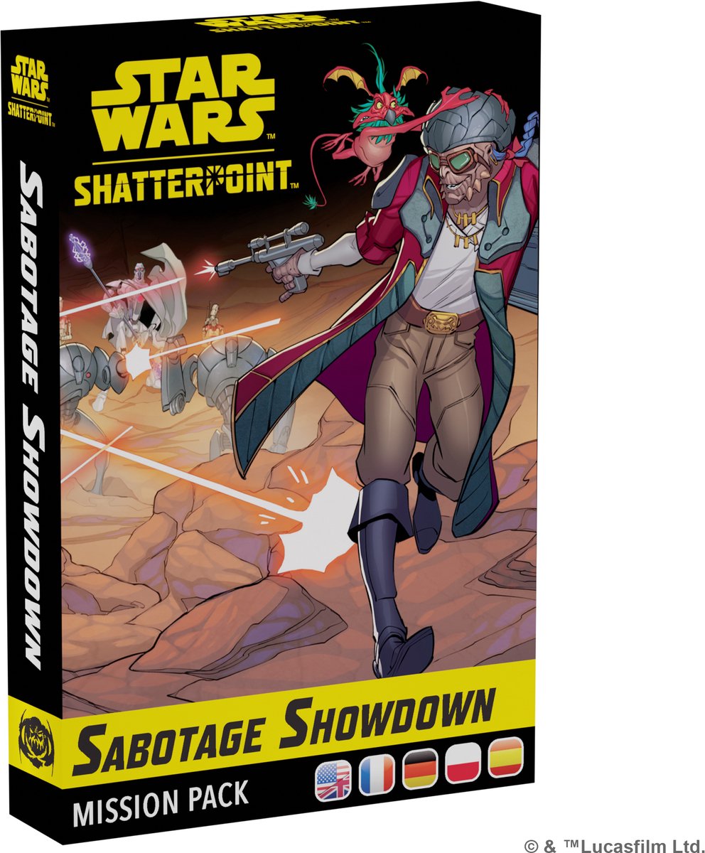 Atomic Mass Gamers Star Wars Shatterpoint Sabotaggio Showdown - gioco da tavolo