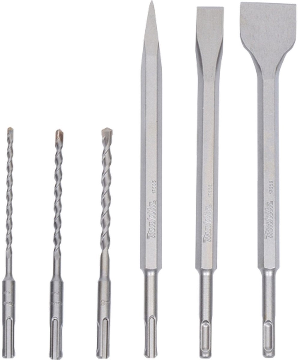 Accessori Makita - set di punte per trapano sds-plus sp, 6 pezzi d-58920