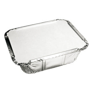 Depa contenitore alluminio 400 ml + coperchio 14x12x4 cm (25 pezzi)