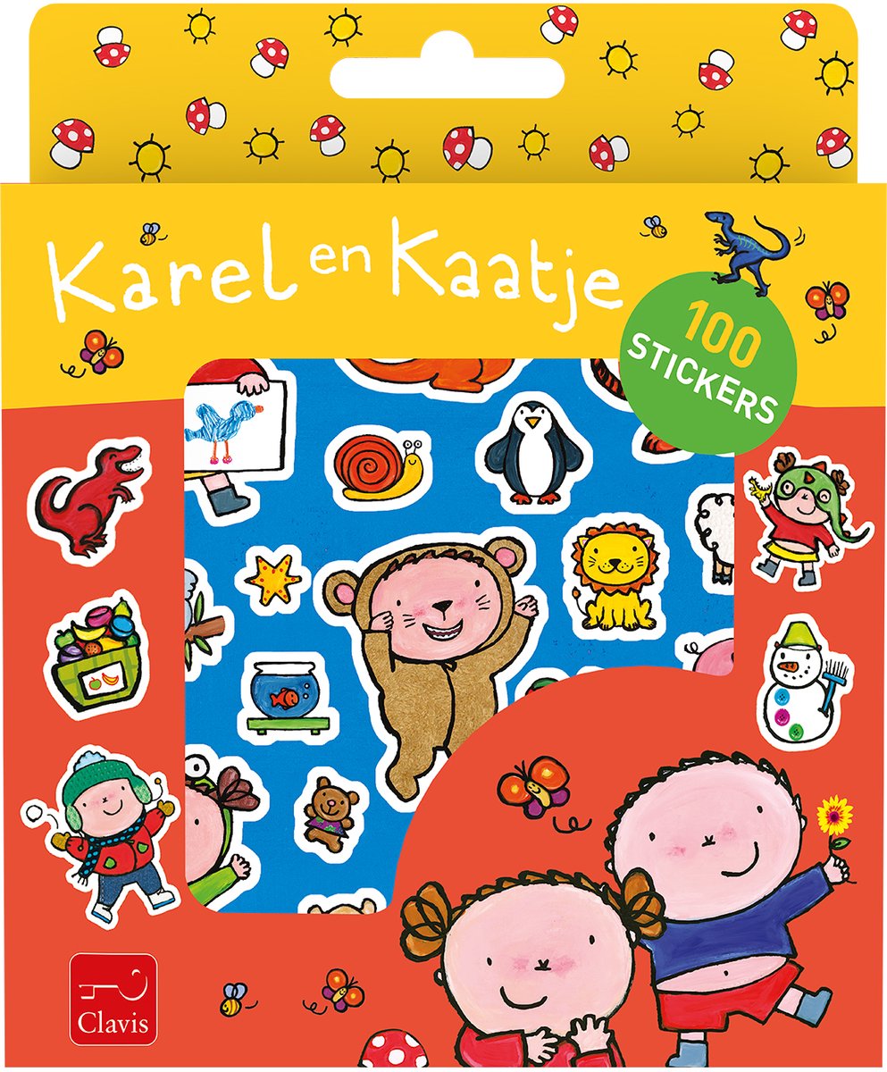 Set di adesivi Clavis Karel e Kaatje. 3+