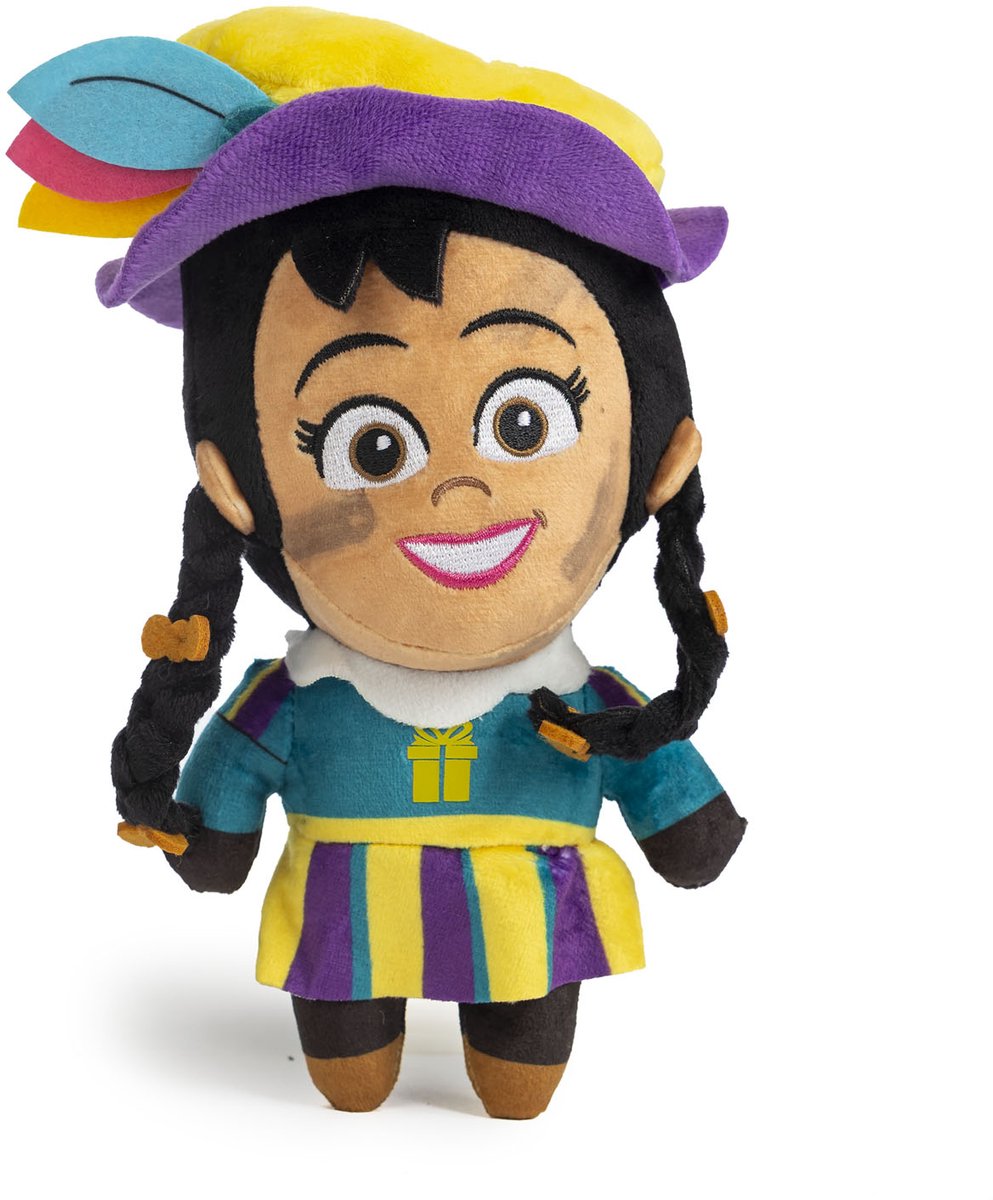 Rubies kado piet met vlechtjes - de club van sinterklaas
