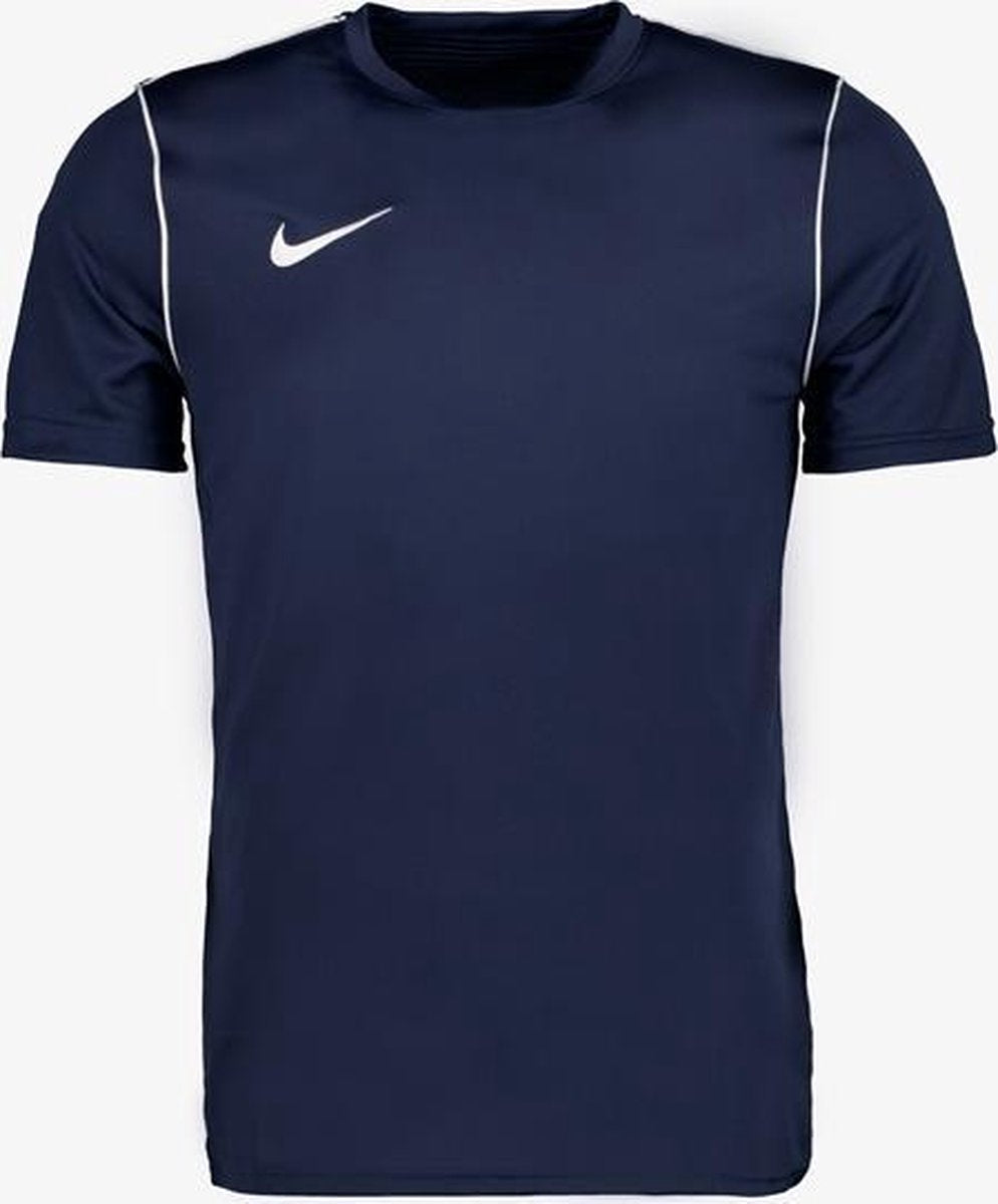 Nike dri-fit mannen sportshirt - obsidian white white - maat s