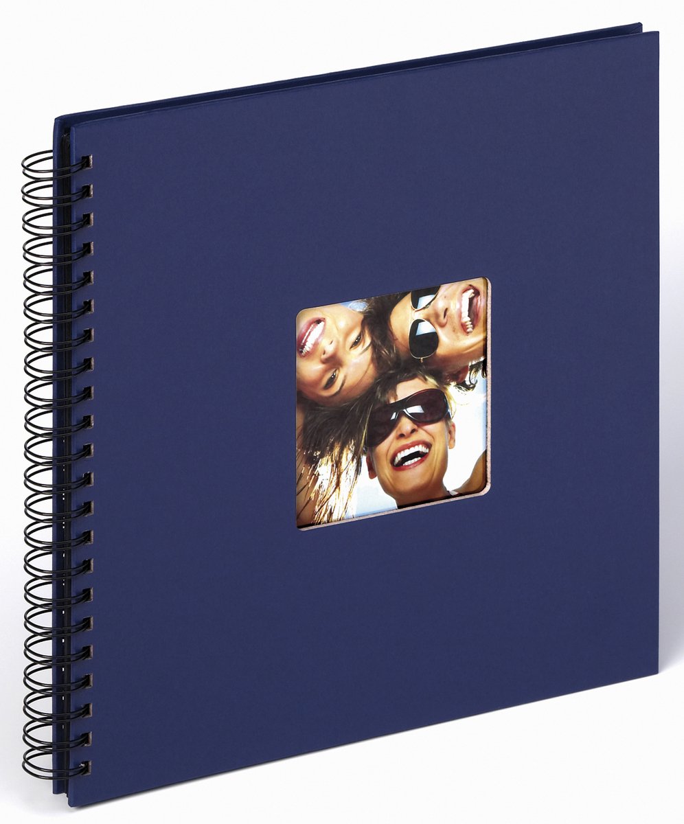 Walther sa-110-l fun - album a spirale - misura 30 x 30 cm - - blu