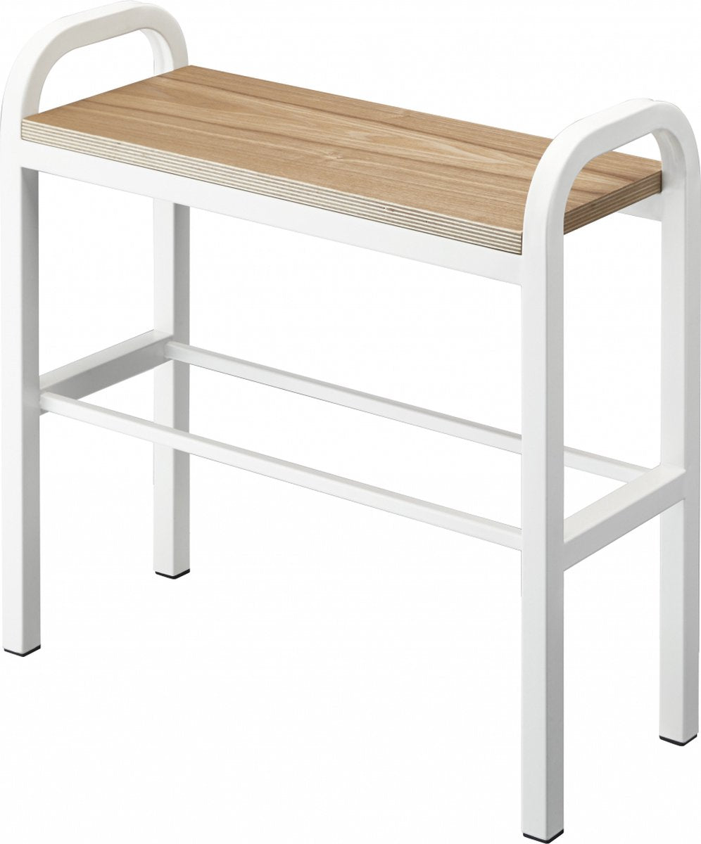 Zapatero Yamazaki con estante de madera - torre - blanco