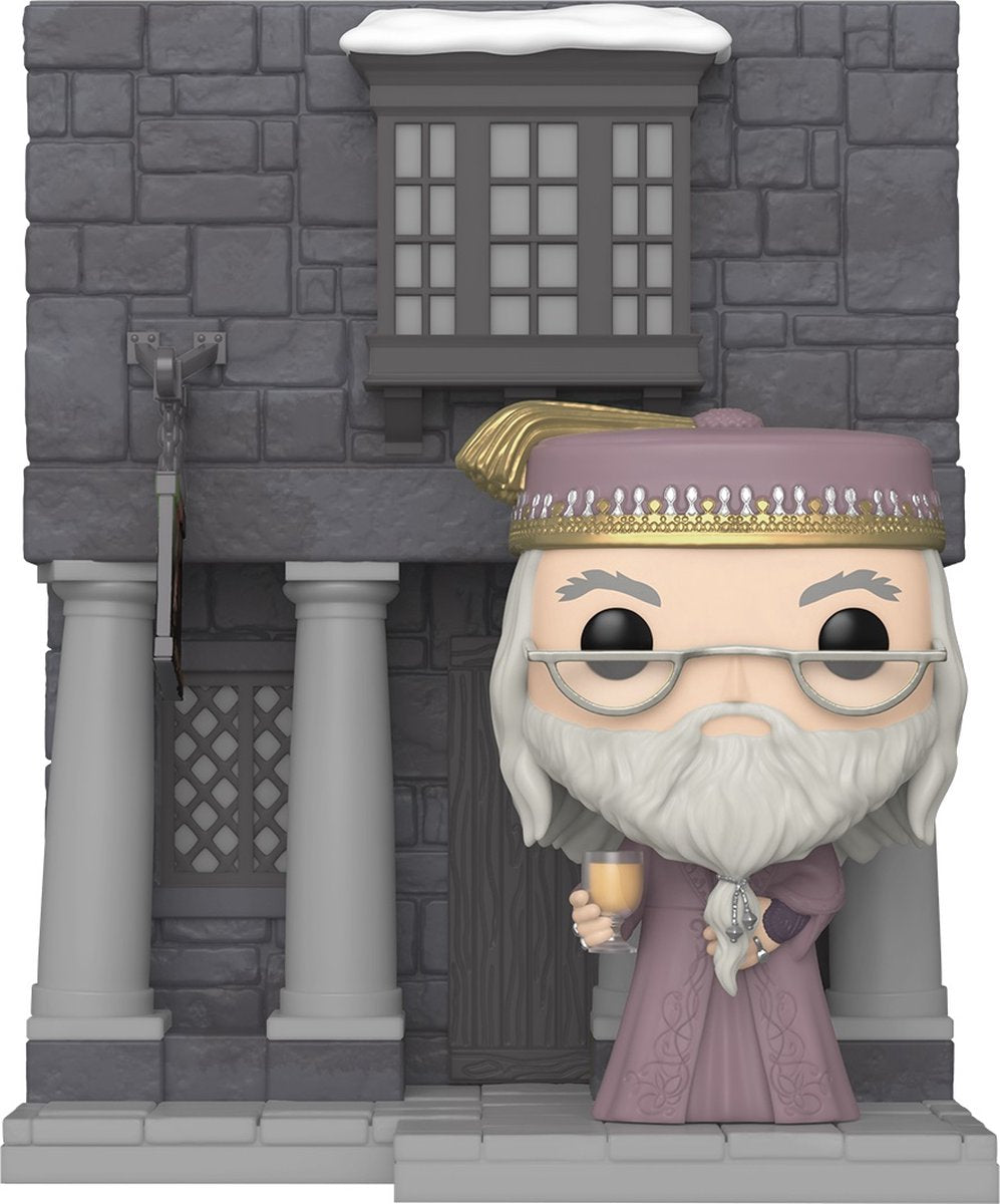 Funko harry potter verzamelfiguur pop! deluxe vinyl - chamber of secrets anniversary - hogsmeade hog's head with dumbledore 9 cm multicolours