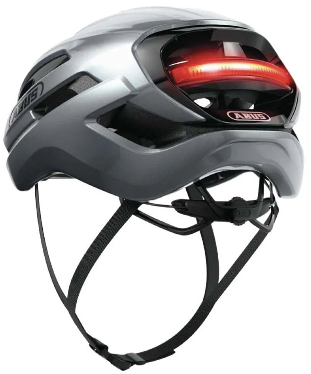 Casco Abus taipan led grafite argento s 51-55cm