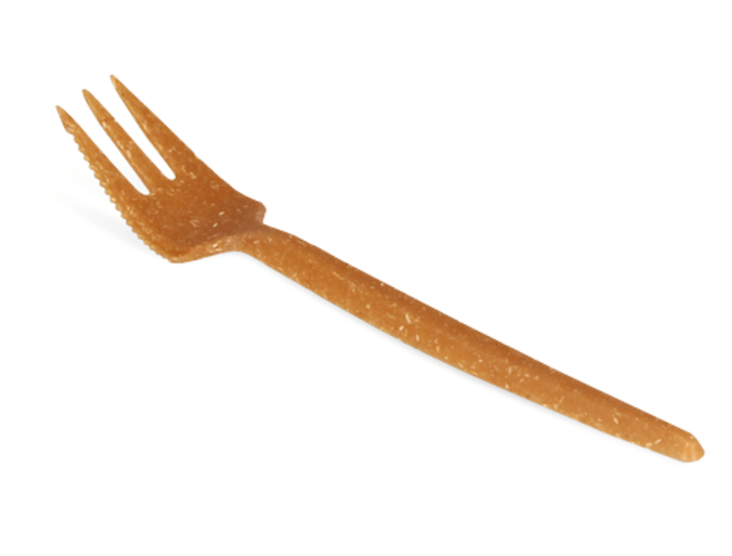 Tenedor snack para llevar con filo reutilizable 130 mm (250 piezas)