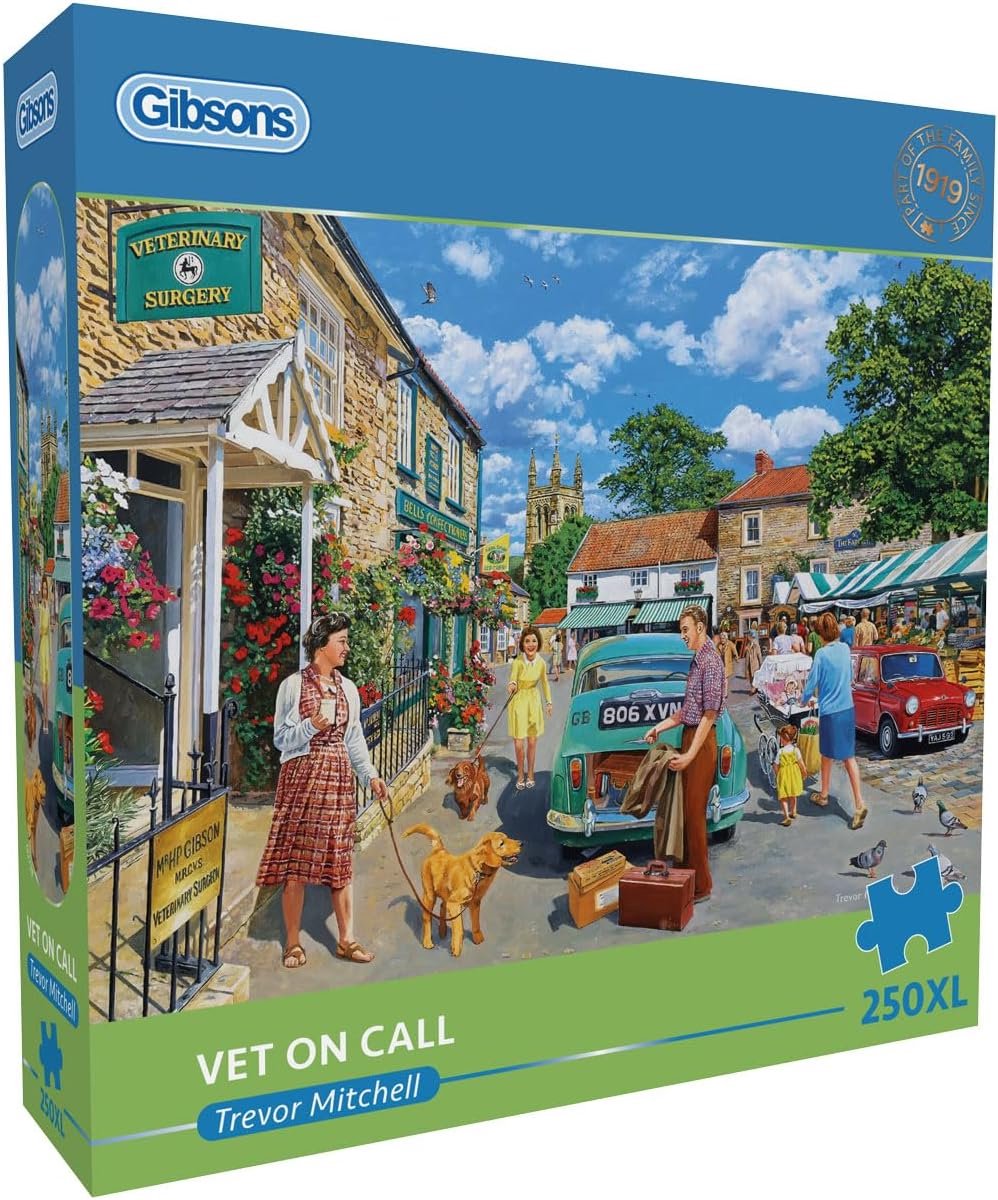 Gibsons - veterinario di guardia - trevor mitchell - pezzi 250xl - 48×34 cm - puzzle per adulti
