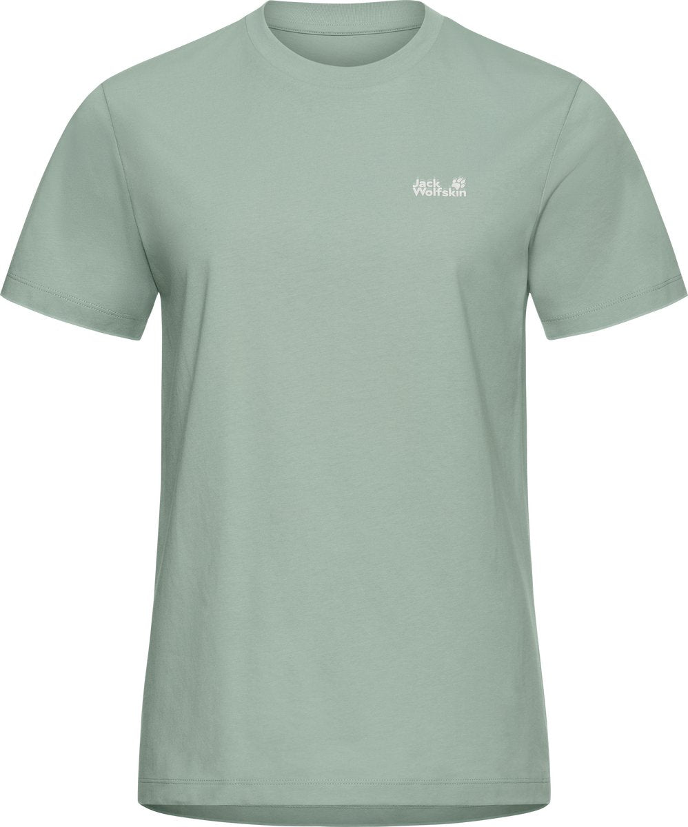 Jack wolfskin essential t w dames outdoorshirt-green zinnia