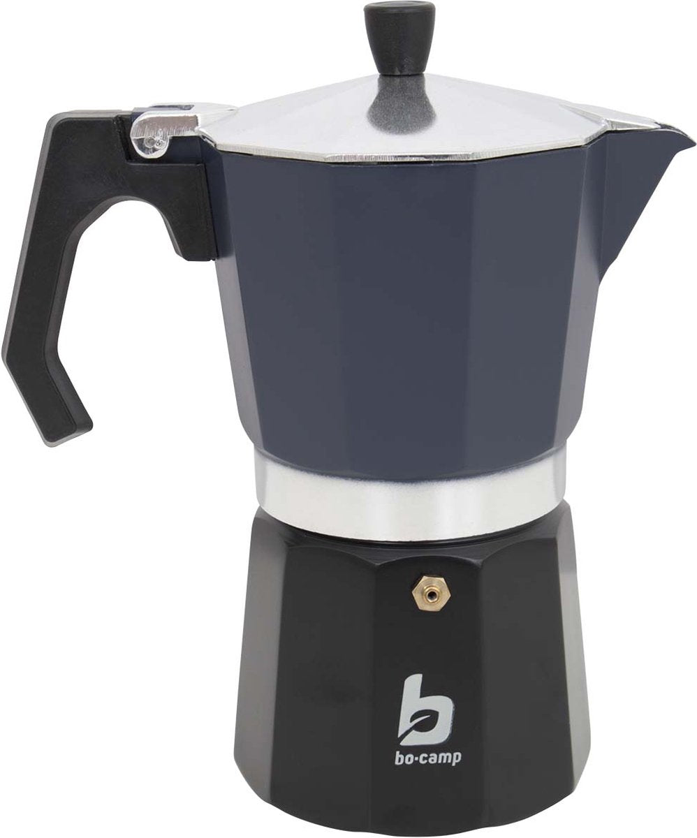 Bo-camp - industrial - percolator - hudson - aluminium - blauw - 9 kopjes