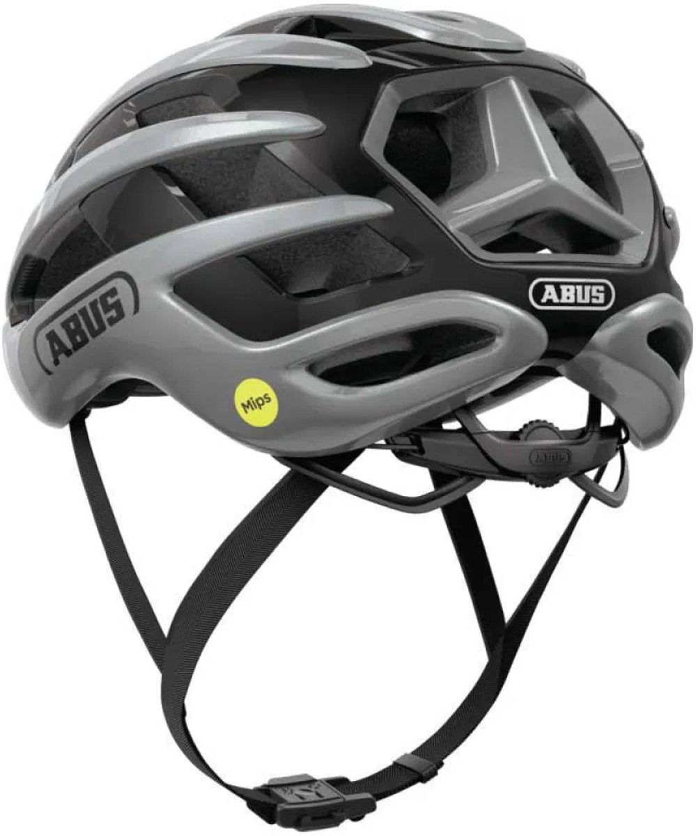 Casco Abus airbreaker 2.0 mips grafite argento m 54-58cm