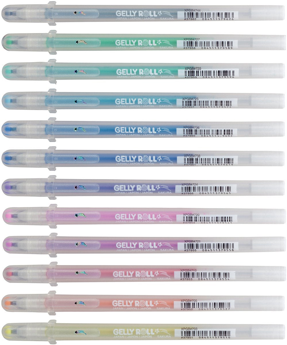 Sakura stardust set de 12 bolígrafos de gel