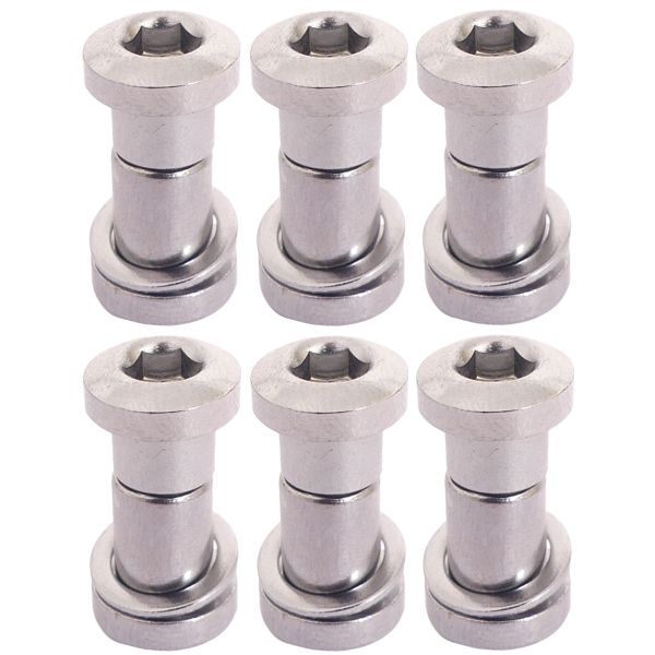 Bofix Seat Pegbout Allen 16 mm Chrome (6 piezas)
