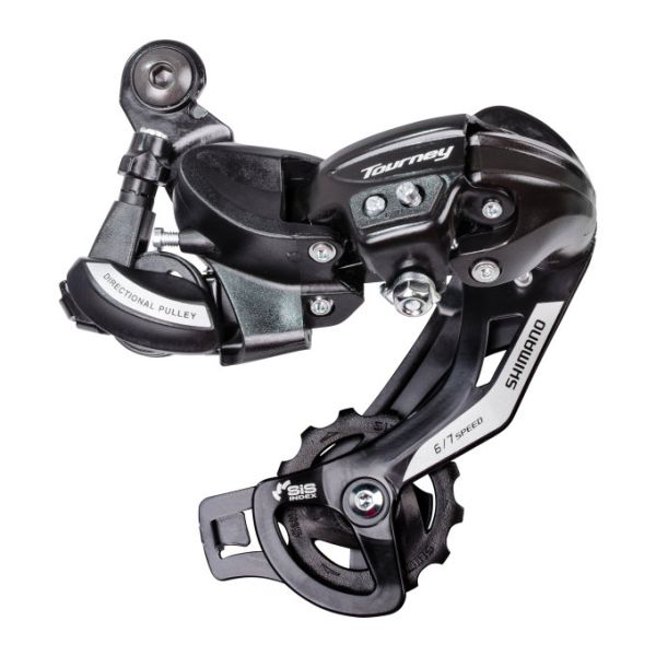 Shimano Tourney TZ500 a 6 velocità Deralleur. Per conferma sul percorso del deragliatore, (pacchetto sospeso)