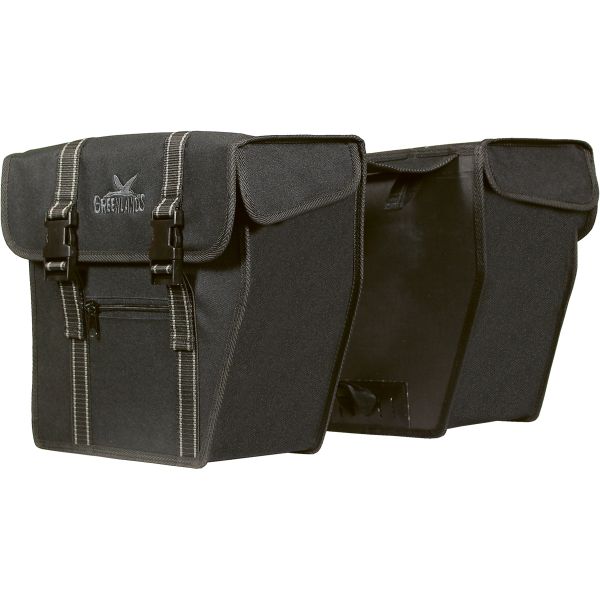 Greenlands tas dubbel 2996 xl 40l. zwart