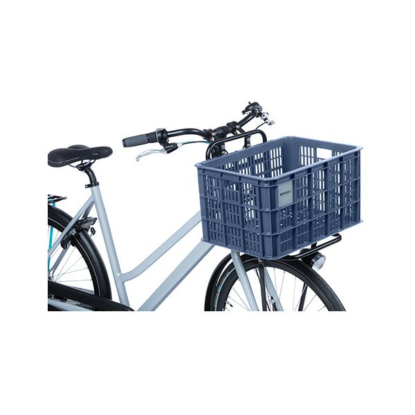 Basil fietskrat L - groot - 40 liter - blauw