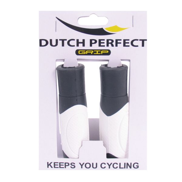 Mango de bicicleta de goma resistente, 80 cm, negro