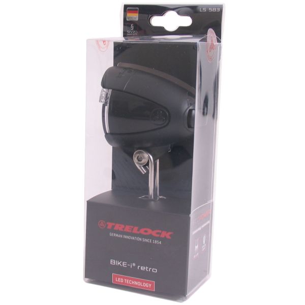 Trelock LS 583 Bike-i Retroflo retro negro