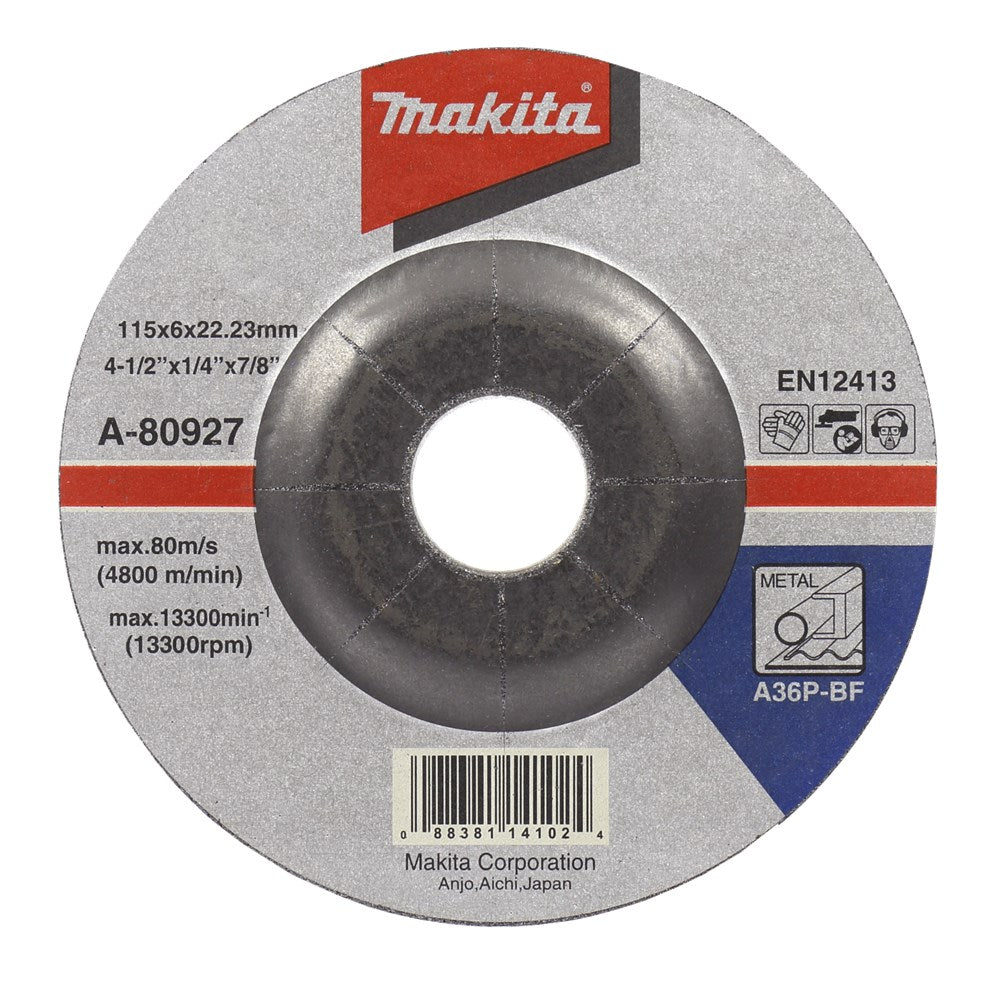 Disco abrasivo Makita 230x6,0mm metallo - a-80955