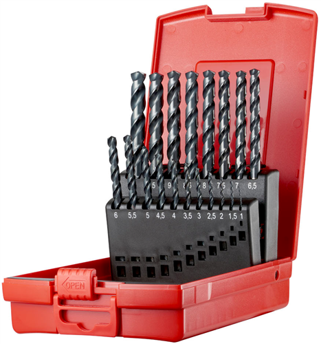 Set di punte Dormer 1-10mm a108 19 pezzi in acciaio inossidabile