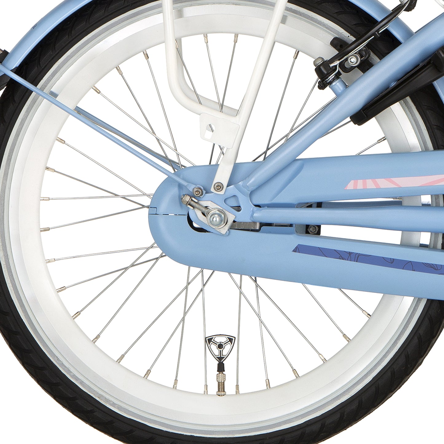 Alpina Achterwiel 20 HLQC Girlpower White Zink Spk