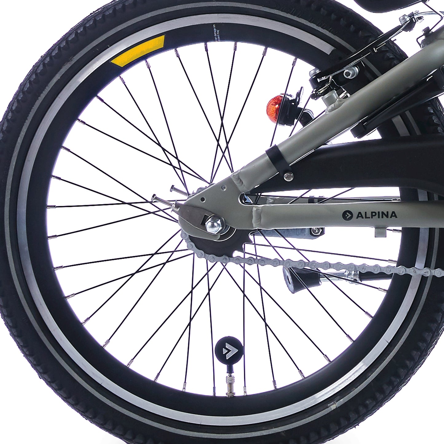 Rueda trasera de Alpina 20 HLQC PRISMA NEGRO SW SPK