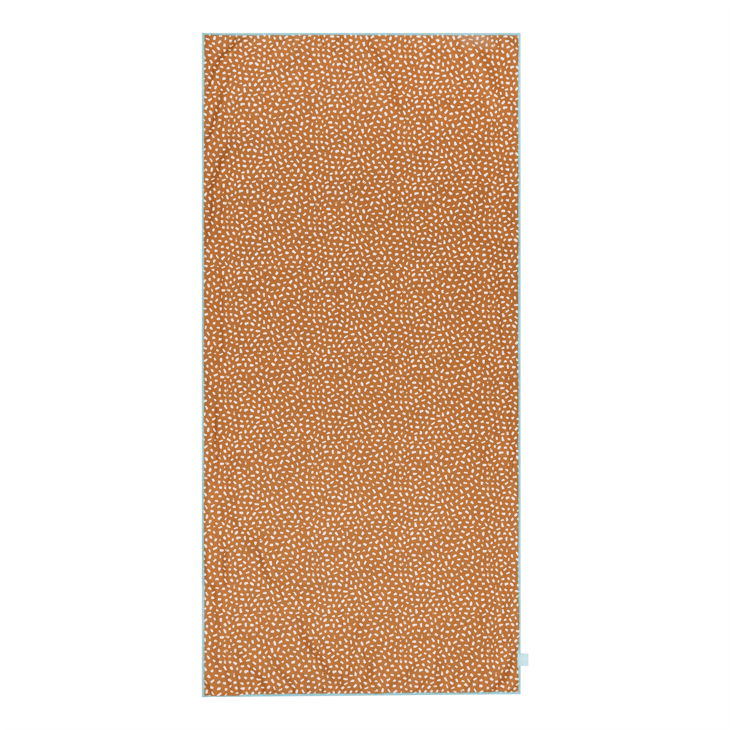 Rayas vibrantes | Toalla de microfibra de color blanco naranja 135 x 65 cm