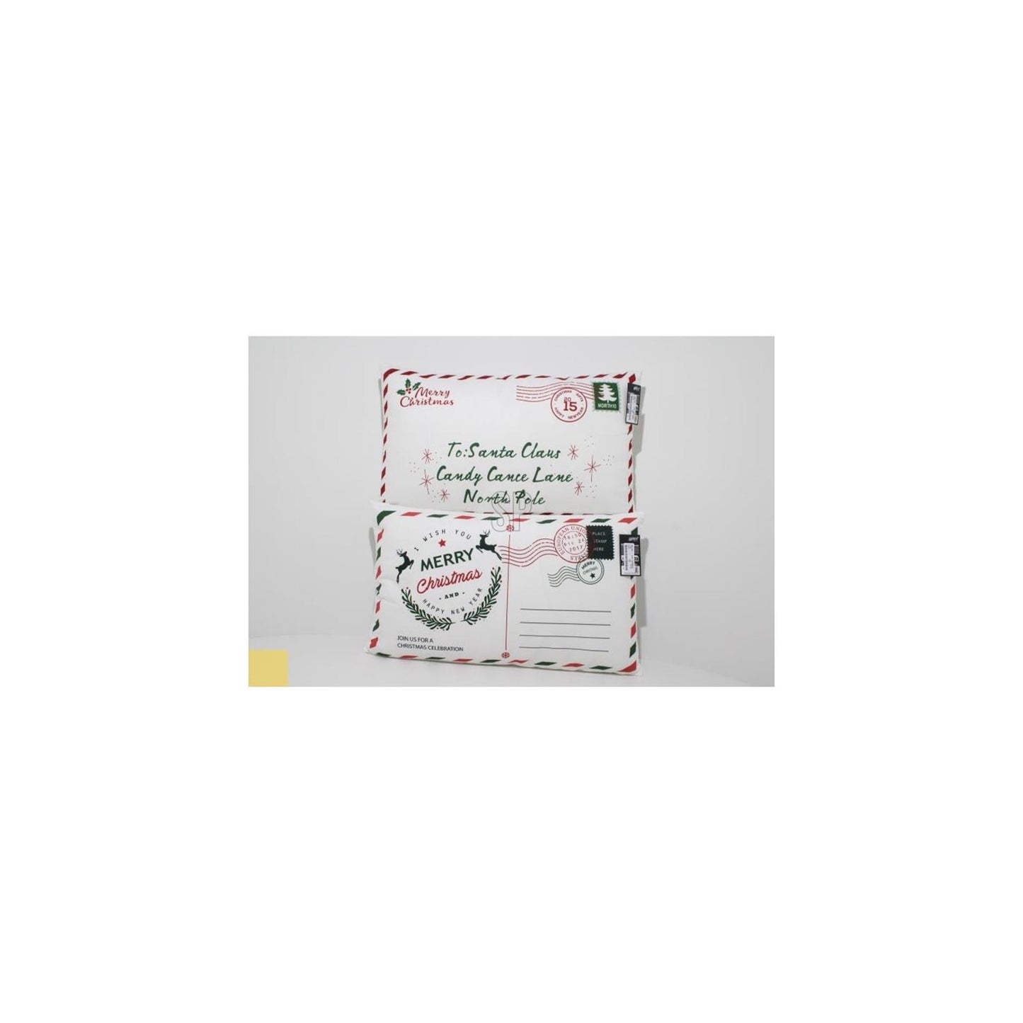 Cuscino home styling Busta natalizia 50x30cm
