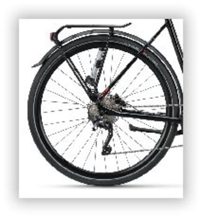 Ruota posteriore Koga _32g. mozzo deore con bordo nero