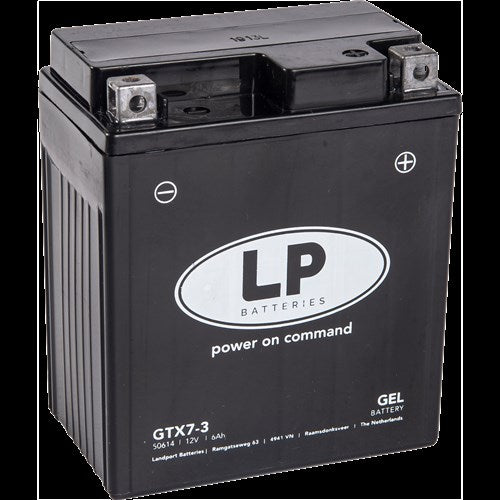Batería de gel Landport MG GTX7-3 (YTX7L-BS) incluyendo primavera zip sp