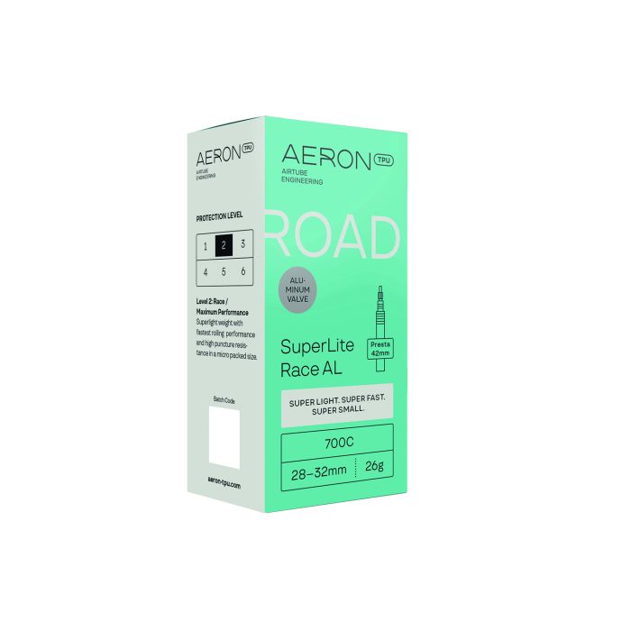 Camera d'aria Aeron Road Superlite Race al 28-32 mm tpu | sv 42 mm