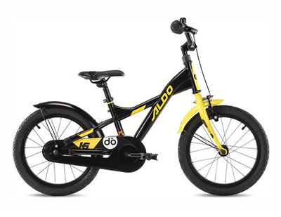 Aldo 16 inch powerbike zwart geel 9263
