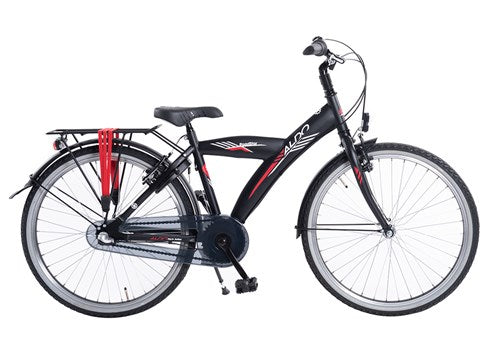 Bicycle roadstar Aldo da 24 pollici 3V MAT BLACO ROSSO Stripe
