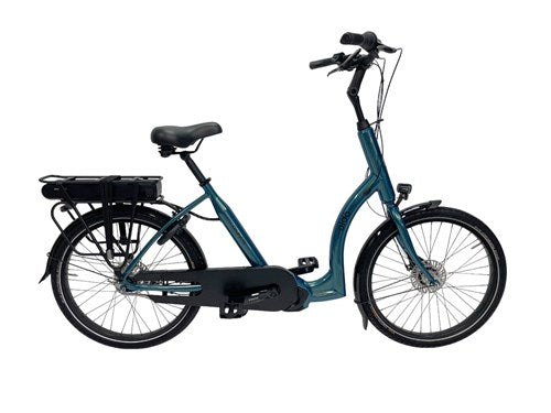 Aldo 24 pollici low entry e-bike finestra blu laguna gradini 504wh