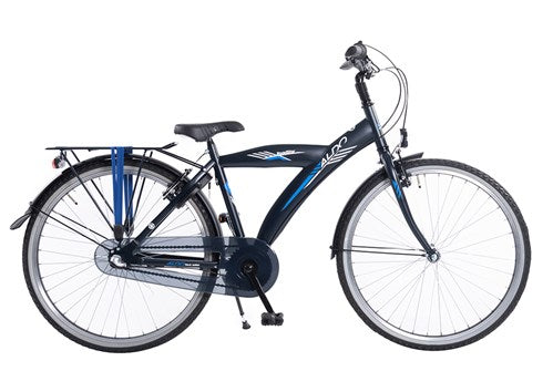 Aldo 26 pulgadas Roadstar Bicycle 3V Mat Blauw Blue Stripe