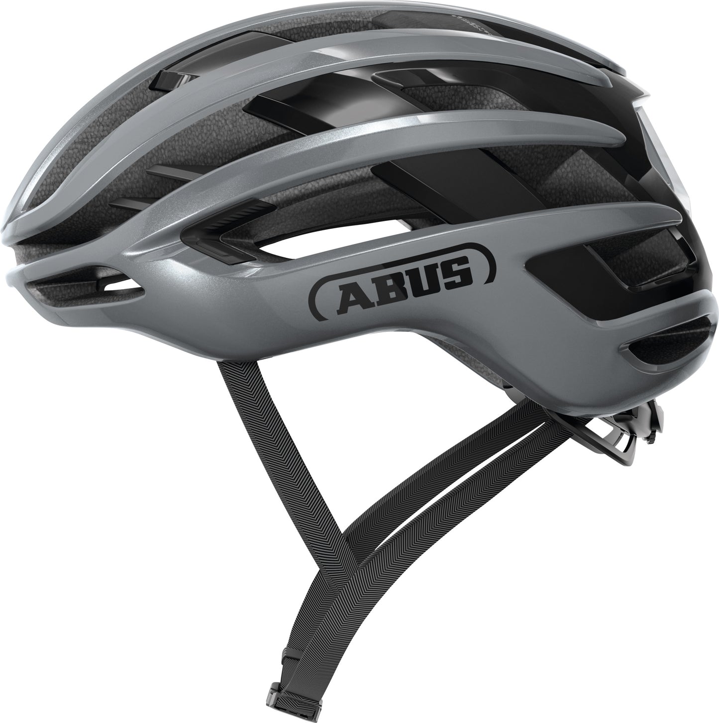 Casco Abus airbreaker 2.0 argento grafite l 57-61 cm