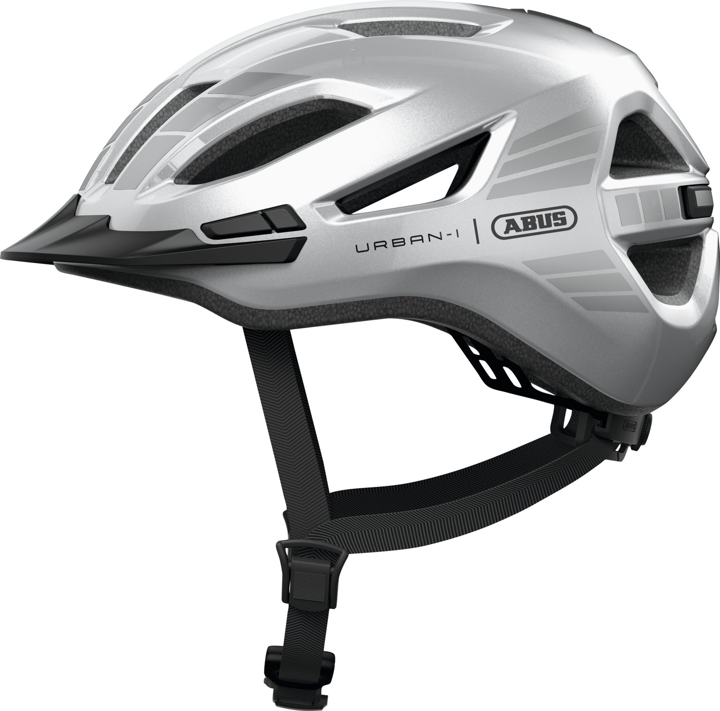 Casco Abus urban-i 4.0 lr signal argento xl 60-64cm